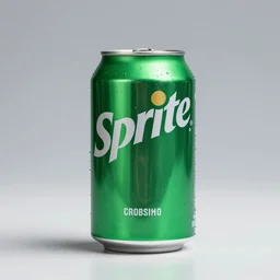 professional photograph of a can of sprite, hd