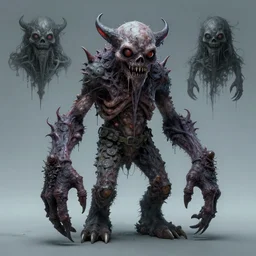 character design of creepy monster entity creature in the style of trevor henderson, gantz, moebius, roger dean. deep aesthetics of weirdcore, octane render
