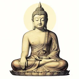 an illustration of the buddha by jean - jacques sempe,