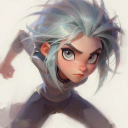 maybel from gravity falls, intricate, fictional character, dynamic pose, dramatic lighting, realistic shaded lighting, pastel shades, expressively loose brush strokes, perfect face, 8 k realistic, hyper detailed, digital painting, artstation, concept art, hyper detailed eyes, art by sam spratt and peter mohrbacher and james jean