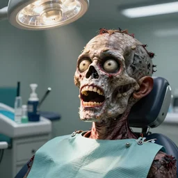 zombie at the dentist