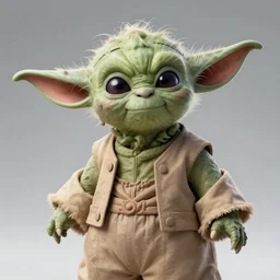 Yoda as an anime character from Dragon Ball Z. Beautiful. 4K.