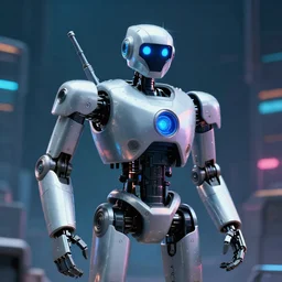 cool killer robots with cool backgrounds