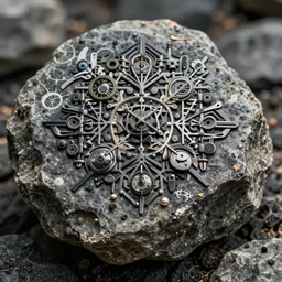 a rocks vision on psychodelics, no text, rendered with octane, 8k n3