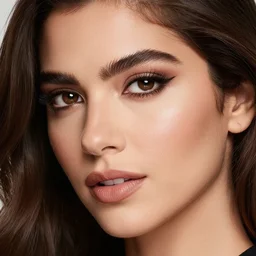 an extreme close up photo of a attractive, alluring, beautiful, gorgeous, Mexican actress, in her early 20s with make up