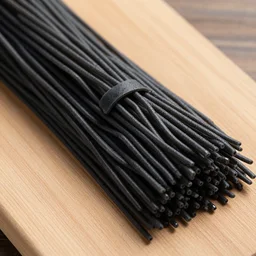 black spaghetti pasta