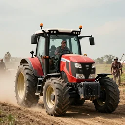 farmer apocalypse, tractors, zombies, photo, photorealistic, news