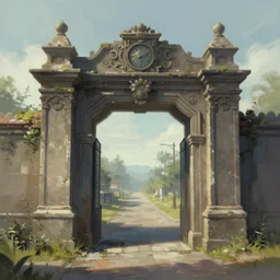 a gateway, by greg rutkowski, trending on artstation