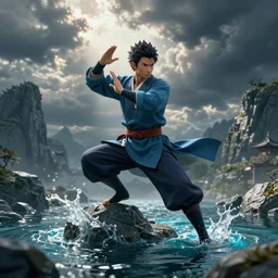 sokka as a water bender
