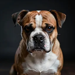 angry dog photo dramatic lighting