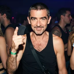 mr. bean on a rave, club photography