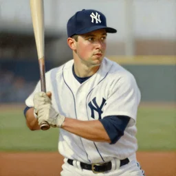 portrait of Yankees, New England painting style