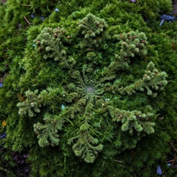a hyperdetailed fractal moss, depth, psychedellic