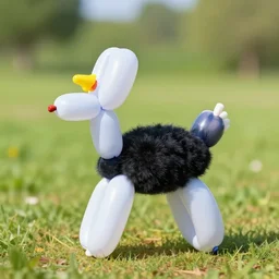 ostrich balloon animal