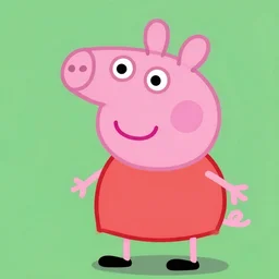 Peppa Pig in the style of John Kenn Mortensen, realistic painting, high definition, digital art, matte painting, very detailed, realistic