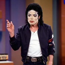 a fake michael jackson in a comedy tv sitcom