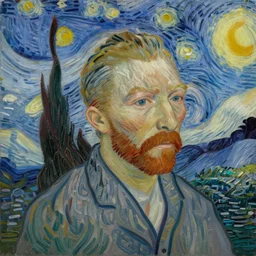 dementia painting, hyper realistic, van Gogh