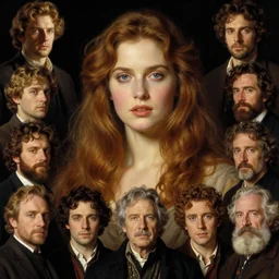 an portrait of uma thurman in the style of wayne barlowe, gustav moreau, goward, bussiere, roberto ferri, santiago caruso, luis ricardo falero, austin osman spare