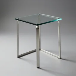 furniture design of stool, modern, steel and glass, designed by zahahadid