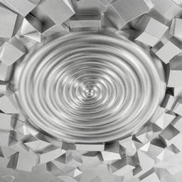 metal square swirl ceiling, blocky, 90 degree angles, seamless texture