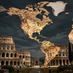 romans colonize america