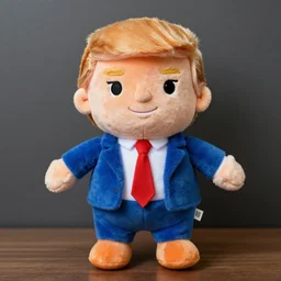 a donald trump fumo plushie