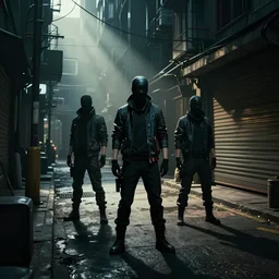 cyberpunk netrunners, street level