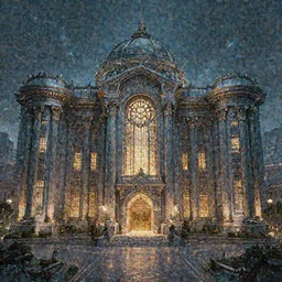 secret society headquarters, digital art
