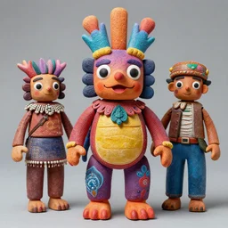 colorful cute tlaloc alebrije by mark ryden and dean ellis, octane, insanely detailed