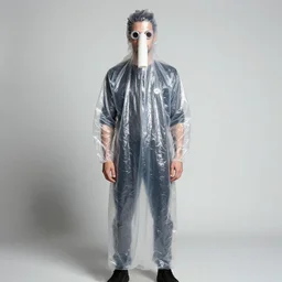 neil cicierega wearing a long plastic costume nose
