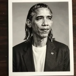 Obama photographed like Kurt Cobain singer songwriter Nirvana, a photo by Kurt Cobain, ultrafine detail, chiaroscuro, private press, associated press photo, angelic photograph, masterpiece
