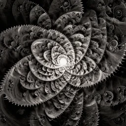 abstract fractal composition