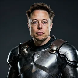 a portrait of a elon musk wearing armour, highly detailed, cinematic lighting, hyperrealistic, 4 k, digital art