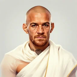 conor mcgregor as mahatma gandhi, hindi art, digital art