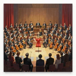 Chinese Party Concert , artwork by Sergey Kolesov