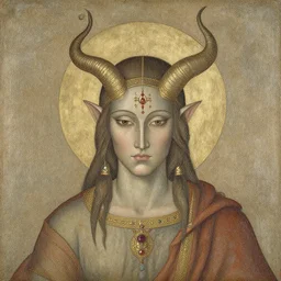 portrait of baphomet by james jean by ilya kuvshinov kintsugi