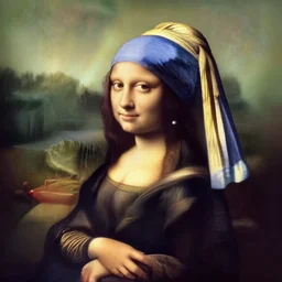 Mona Lisa with the pearl earring