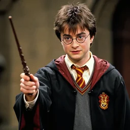 Johnny sins as Harry Potter holding a wand, detailed photo, realistic photo, high quality photo, photo realistic, 8K, DSLR photo