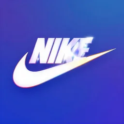 Nike logo digital art, colorful, 4k,