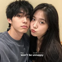 it's you and me, won't be unhappy,