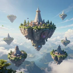 flying islands of pandora
