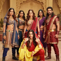 bollywood stars cosplay as tal warriors