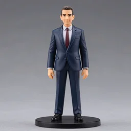 richard nixon, an anime nendoroid of richard nixon, figurine, detailed product photo
