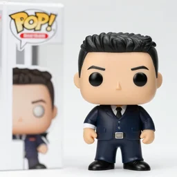 Kim jong un Funko Pop, figurine, 24mm lens, high resolution 8k, studio lighting