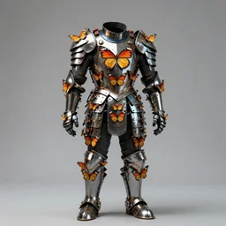 “ a full body armor made of butterflies. vibrant. realistic. hyper - detailed. ” n - 9