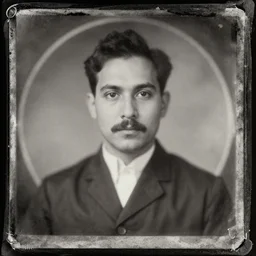 tintype photo, pinhead