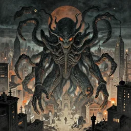 cthulhu city ， by otomo keyang