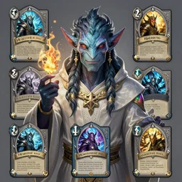portrait of smug aasimar doing cleric things sharp high quality artwork in style of jose daniel cabrera pena and greg rutkowski, concept art by tooth wu, blizzard warcraft artwork, hearthstone card game artwork