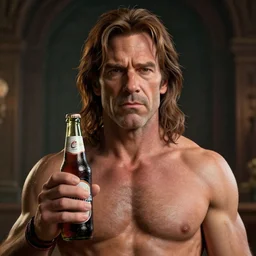 hyperrealistic dslr film still of rocky gervais disguised as a cervesa, stunning 8 k octane comprehensive 3 d render, inspired by istvan sandorfi & greg rutkowski & unreal engine, perfect symmetry, dim volumetric cinematic lighting, extremely hyper - detailed, incredibly real lifelike attributes & flesh texture, intricate, masterpiece, artstation, stunning