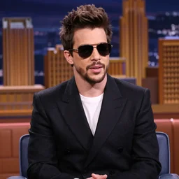 prince wearing only sunglasses appearing on tonight show